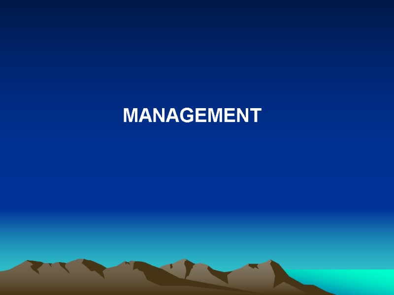 MANAGEMENT